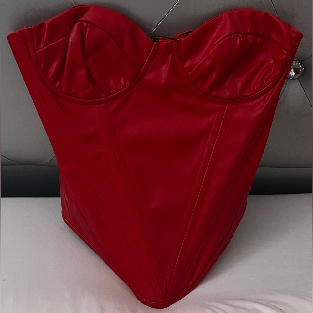 Fashion nova Leather Corset Top
